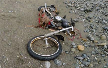 Η μοτοσικλέτα βρέθηκε 6.400 χιλιόμετρα από τη θέση όπου είχε σταθμεύσει (Φωτογραφία: Associated Press)