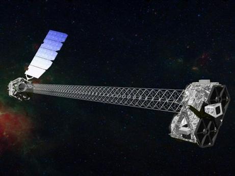 Τα κάτοπτρα του NuStar θα συνδέονται με τους αισθητήρες μέσω μιας δοκού μήκους δέκα μέτρων (Φωτογραφία: NASA/JPL-Caltech)