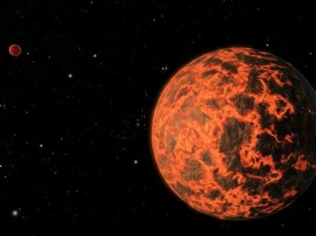 Ο εξωπλανήτης UCF-1.01 είναι τόσο θερμός ώστε η επιφάνειά του ενδέχεται να καλύπτεται από μάγμα (Καλλιτεχνική απεικόνιση: NASA/JPL-Caltech)  