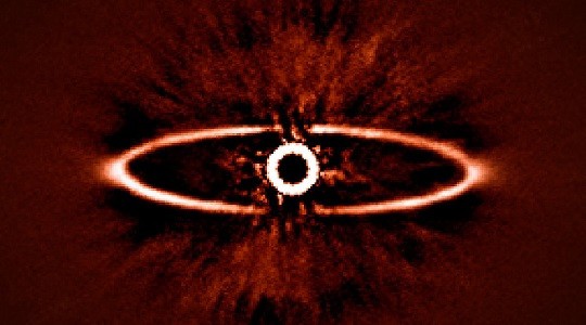 Το... κοσμικό Μάτι του Σάουρον ή άστρο HR 4796A (credit: ESO/J.-L. Beuzit et al./SPHERE Consortium)