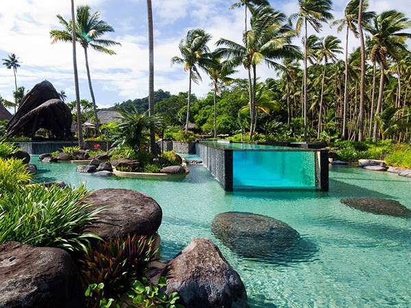 Πισίνα μέσα σε πισίνα στο Laucala Island Resort στα νησιά Φίτζι