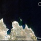 Η θέση του ναυαγίου, έξω από τα Αντικύθηρα, όπως φαίνεται στους χάρτες του Google Earth.